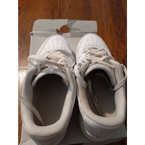 9.5 Nike Air Force 1 '07 315122-111 Athletic Casual Gym Running Shoes Sneakers - Picture 5 of 12